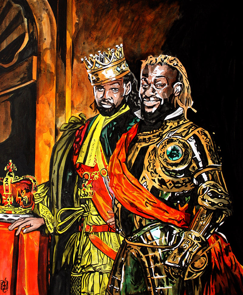 SIR KOFI AND KING WOODS: ROYAL PORTRAIT