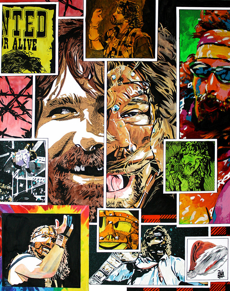 Lew Foley Mick Foley Smiley Face