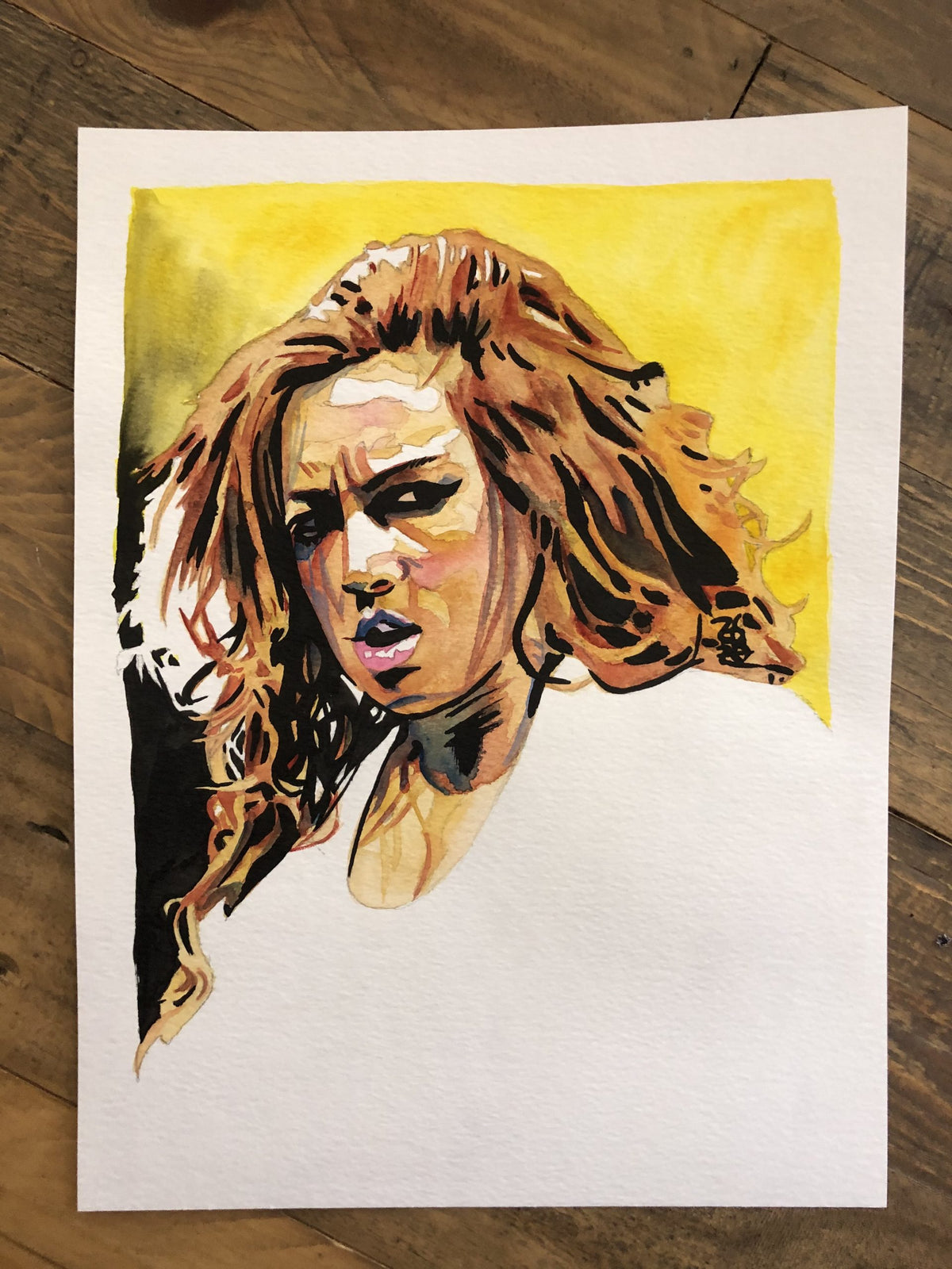 Becky Lynch in NXT: Select Series Original Painting – Schamberger Labs