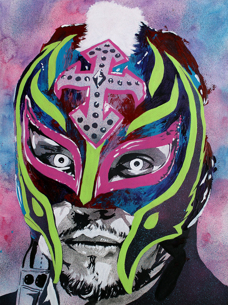 How To Draw Rey Mysterio Mask