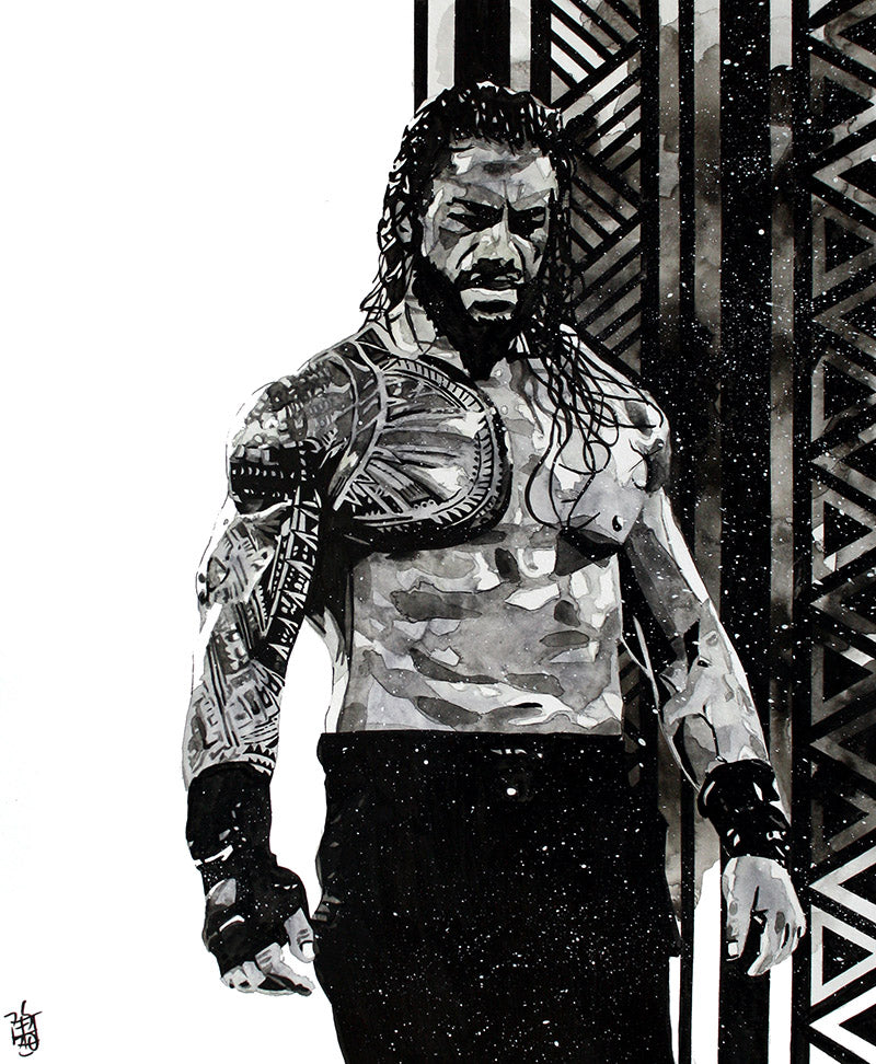 Reign Drawing How To Draw Wwe Roman Reigns